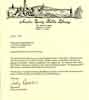 Letter of Thanks from Amador Library