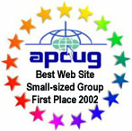 First Place Winner of APCUG Best Website Contest, COMDEX 2002